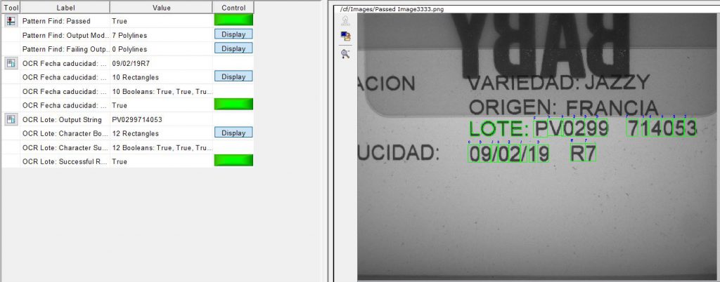 OCR OCV reconocimiento de texto visión artificial